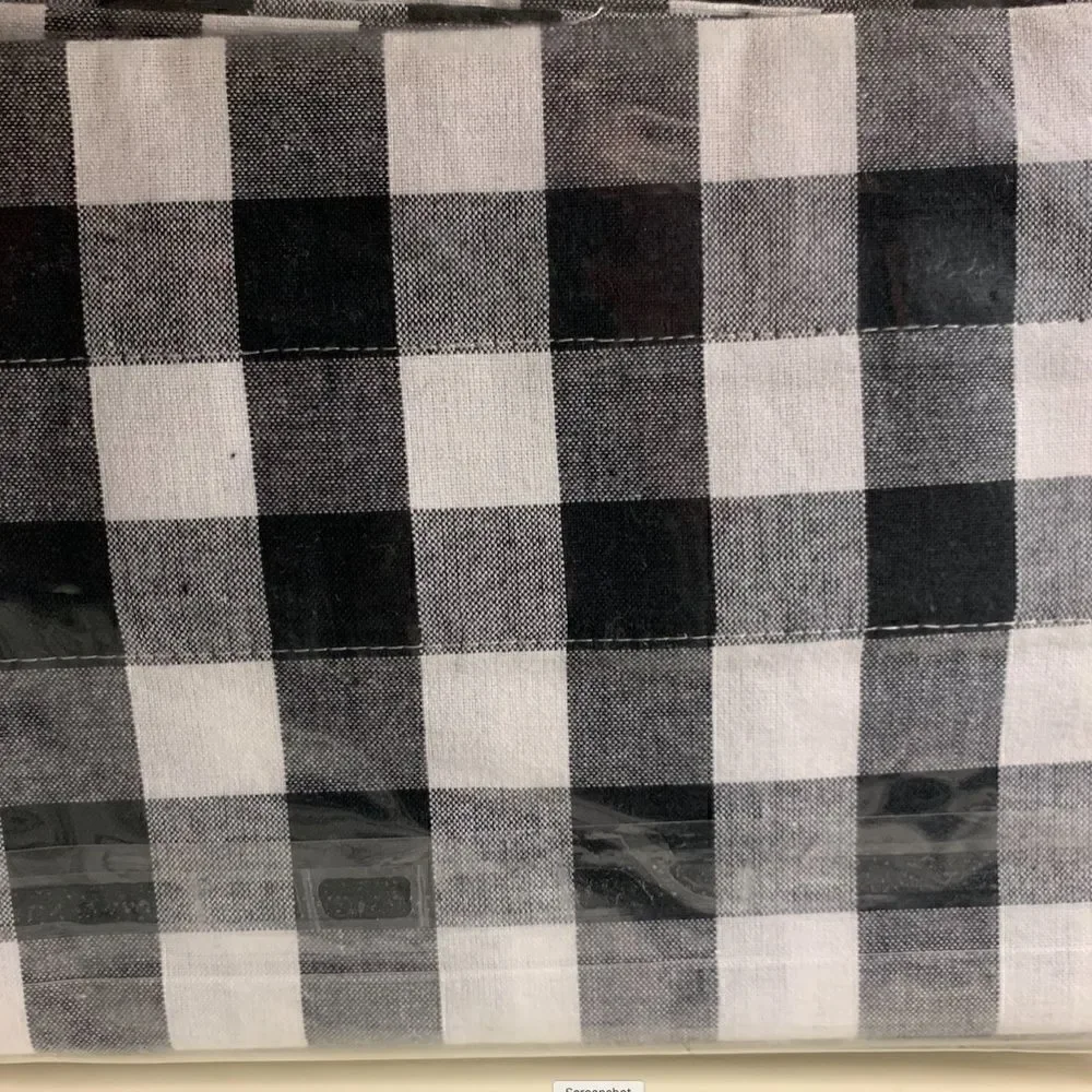 NEW! Buffalo Check Red Truck Window Valance